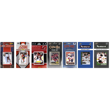 Nhl New Jersey Devils 7 Different Licensed Trading Card Team Sets
