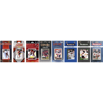 Nhl New Jersey Devils 8 Different Licensed Trading Card Team Sets