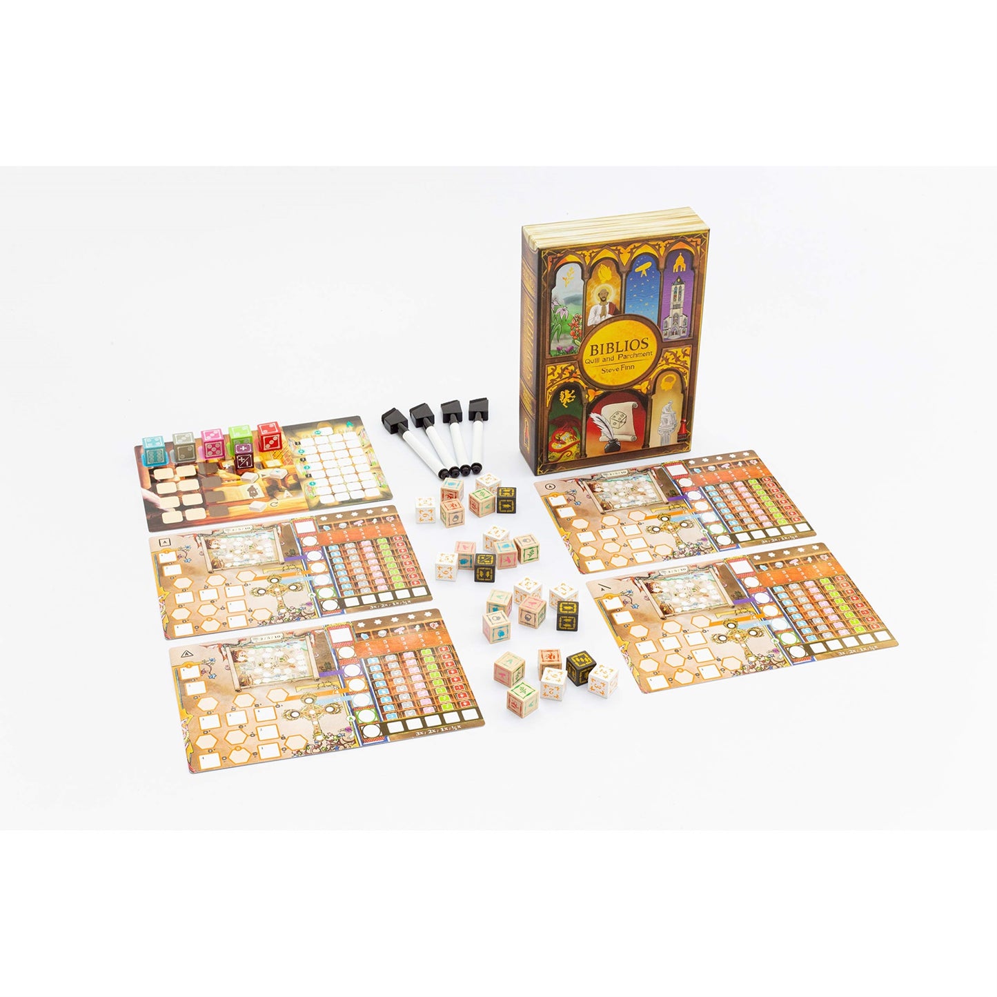 Dr. Finn'S Games Biblios - Quill And Parchment, Multi
