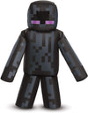Disguise Enderman Costume - Inflatable Kids Blow Up Suit, Child Size, Black, Grey, Purple, Model 105119, Vinyl Material