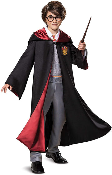 Harry Potter Prestige Hooded Robe And Jumpsuit Child Costume  Large (10-12)