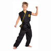 Disguise Cobra Kai Costume For Kids, Official Cobra Kai Costume Kids Gi With Black Belt, Child Size Small (4-6)