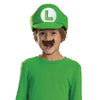 Super Mario Bros Luigi  Hat And Mustache Child Costume Kit
