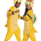 Bowser Costume Hooded Jumpsuit, Official Super Mario Character Costume For Kids, Size (14-16)