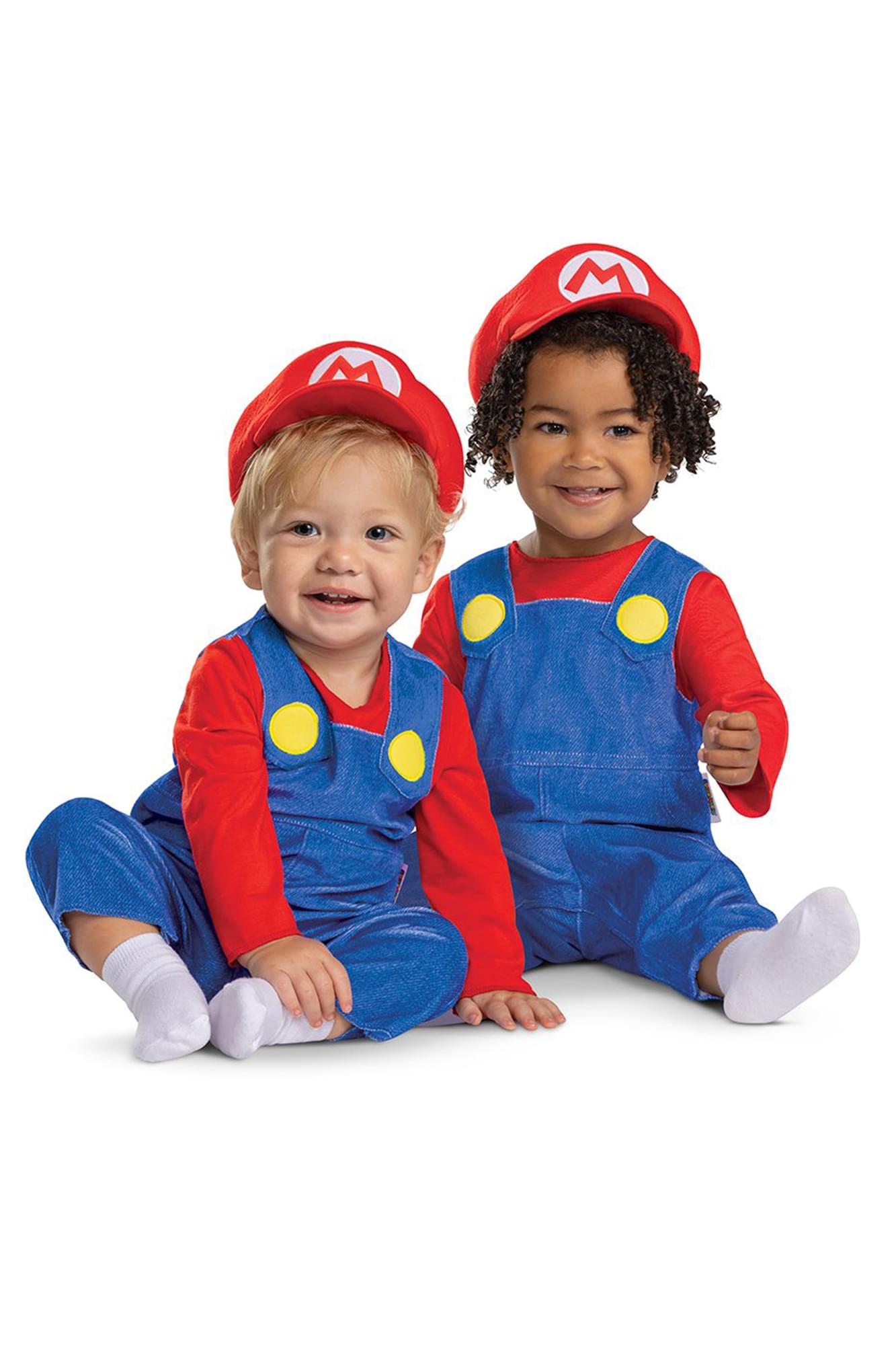 Super Mario Bros Mario Posh Infant Costume  6-12 Mo