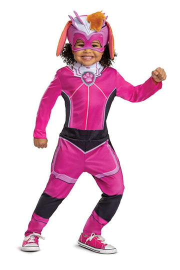 Skye Paw Patrol Costume, Official Paw Patrol Toddler Halloween Outfit With Headpiece For Kids, Size (4-6X)