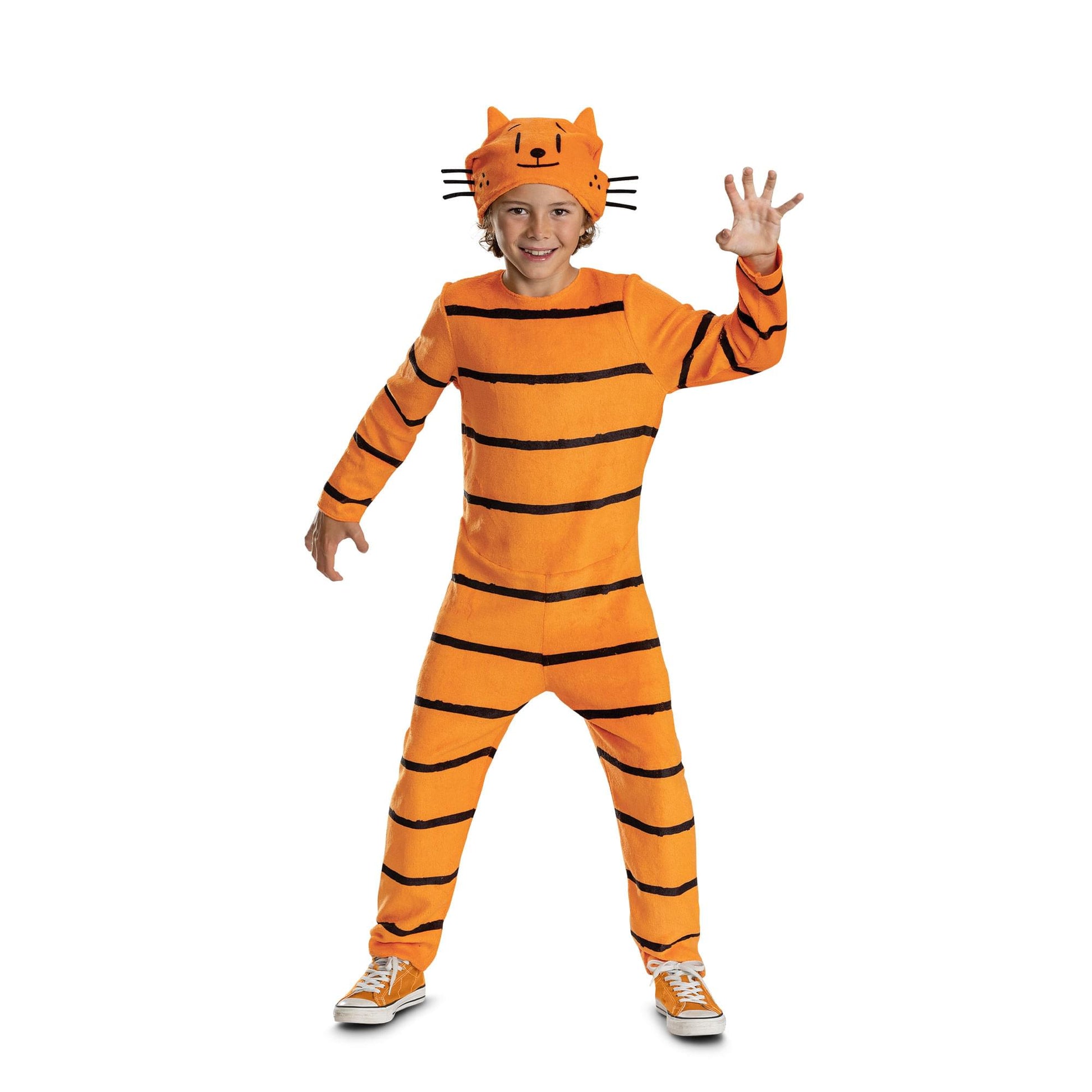Dog Man Lil Petey Hooded Child Costume Jumpsuit | X-Small 3T-4T