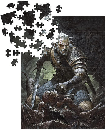 Dark Horse Comics Geralt Trophy Puzzle, 1000 Pieces, Multicolor, Cardboard, Model 20402300815