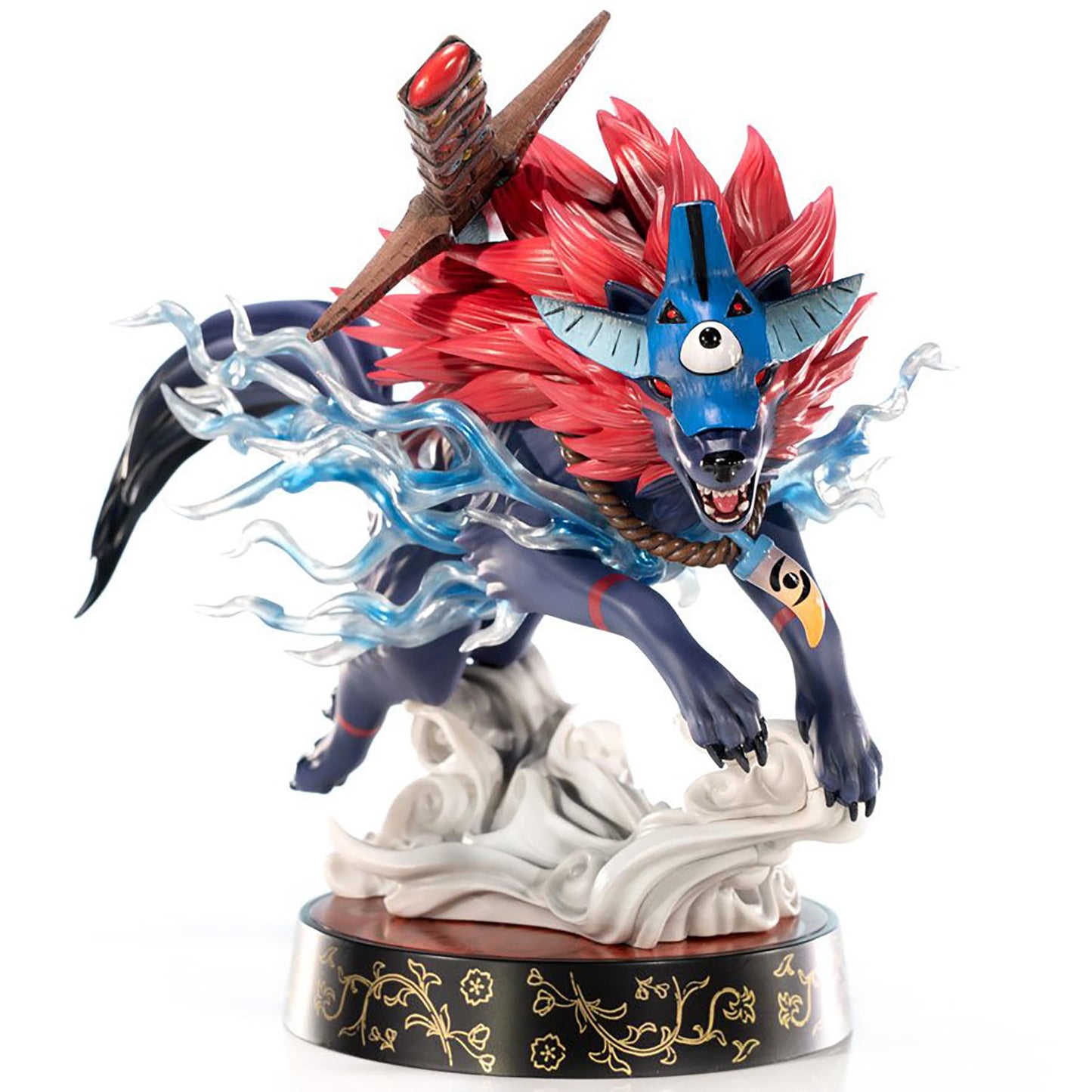 Okami Oki (Wolf Form) 9 Inch Pvc Statue | Standard Edition