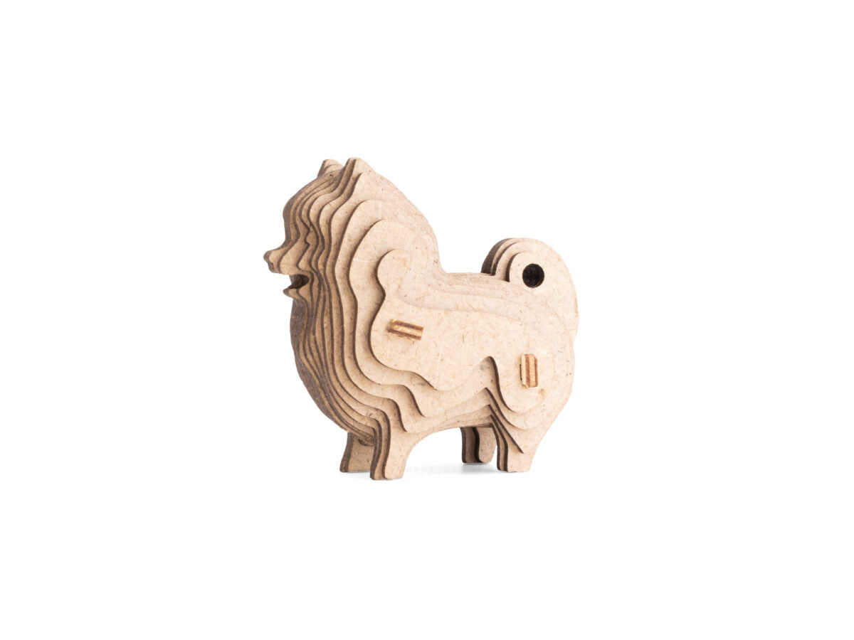 Dog Mini — Wooden Mini Model, 28 Pieces