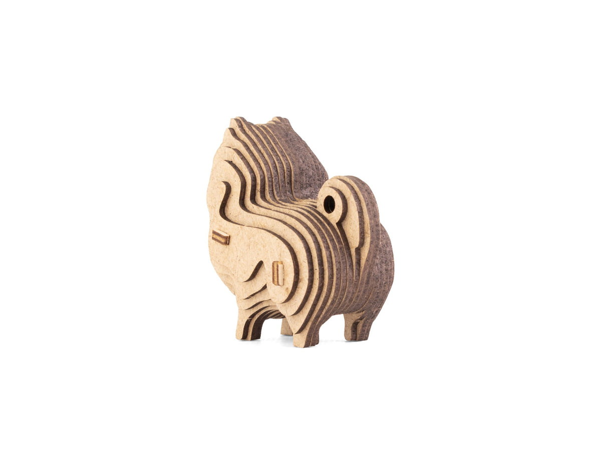 Dog Mini — Wooden Mini Model, 28 Pieces