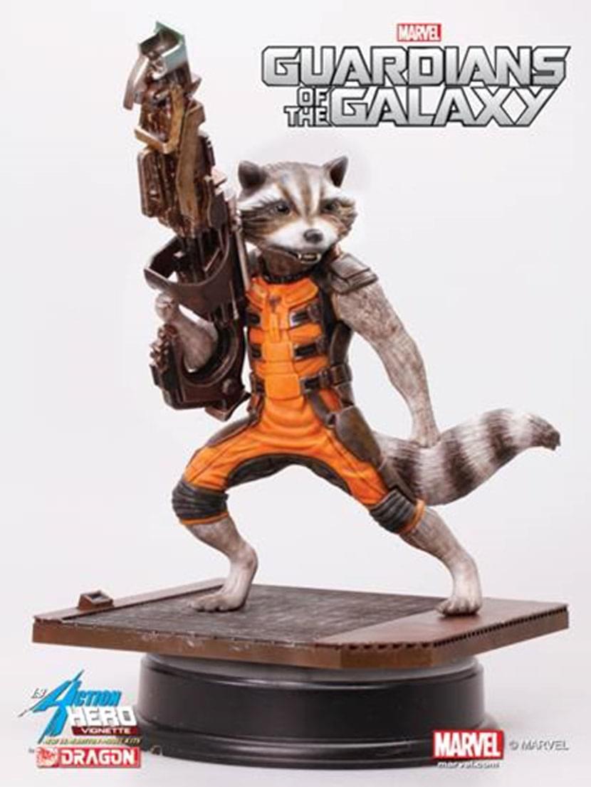 Marvels Guardians of the Galaxy 1:9 Action Hero Vignette: Rocket Raccoon