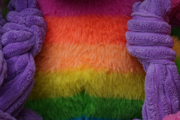 Rainbow Unicorn Knottie® Plush Dog Toy