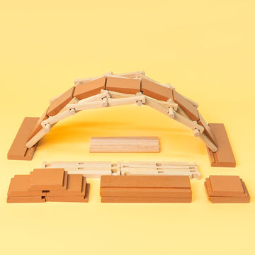 DIY Leonardo da Vinci Self-Supporting Bridge Kit