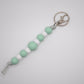 Aqua Succulent Keychain