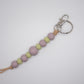Lavender Succulent Keychain
