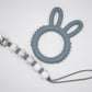 Bunny Teether Set // Gray