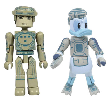 Kingdom Hearts Minimates Series 1 | Space Paranoids Donald & Tron
