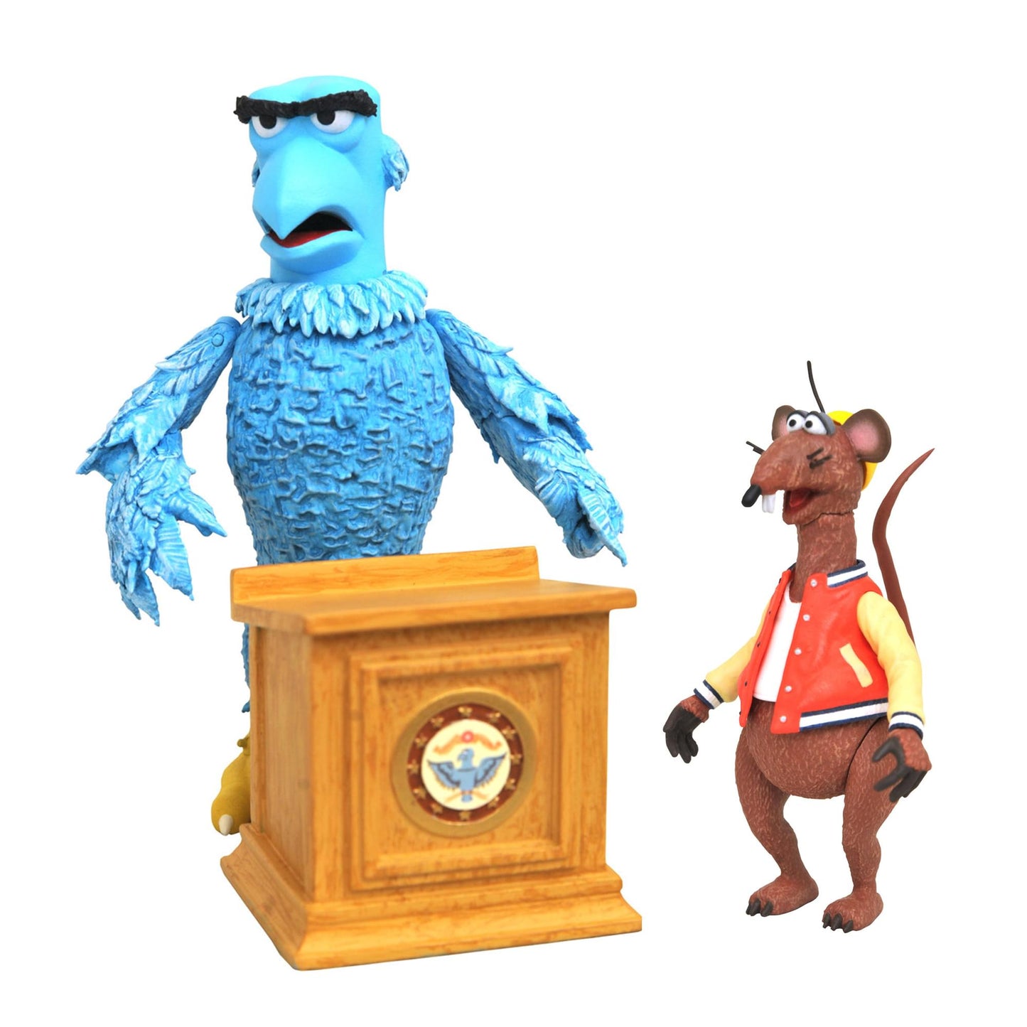 Diamond Select Toys The Muppets: Sam The Eagle & Rizzo The Rat Deluxe Figure Set