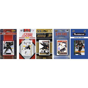 Nhl Anaheim Ducks 5 Different Licensed Trading Card Team Sets