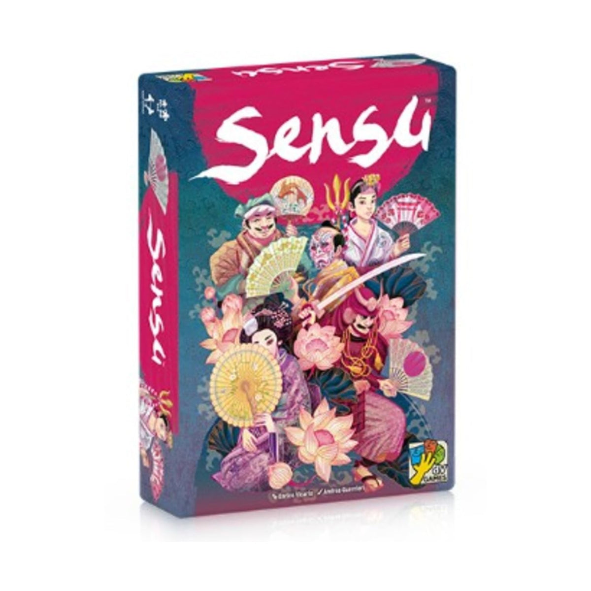 Sensu by DV Games | Ages 10+ | 15 Players | Strategic Japanese Folding Fan Set Collection Game with Solo Mode & Advanced Rules 