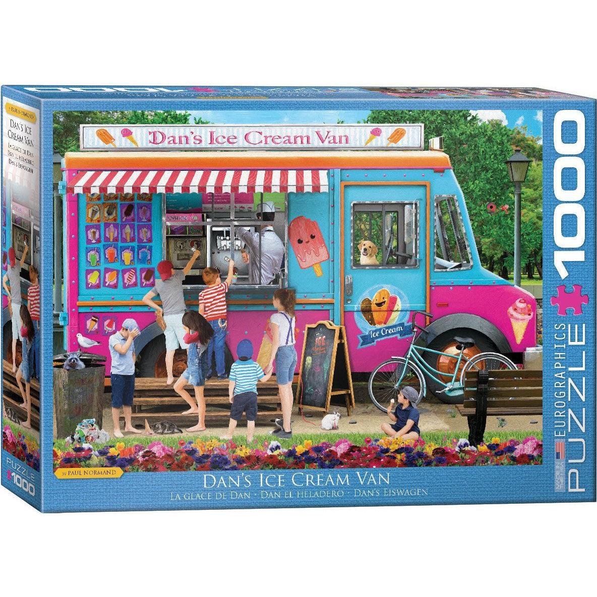 Dan's Ice Cream Van 1000 Piece Jigsaw Puzzle Eurographics
