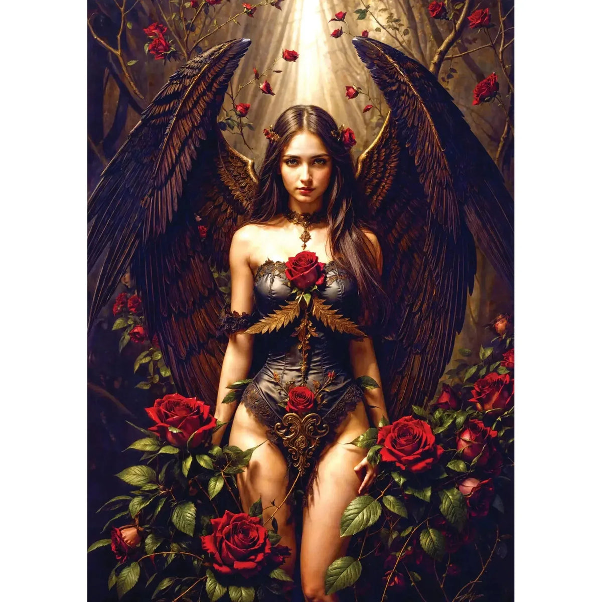 Dark Angel 1000 Piece Jigsaw Puzzle Enjoy