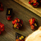 Dark Blood Handmade Resin DND Dice Set