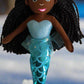 A Dark Brown Skin Tone Mermaid Doll