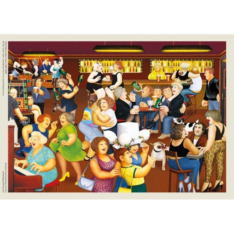 Date Night by Beryl Cook 1000 Piece Jigsaw Puzzle Flame Tree