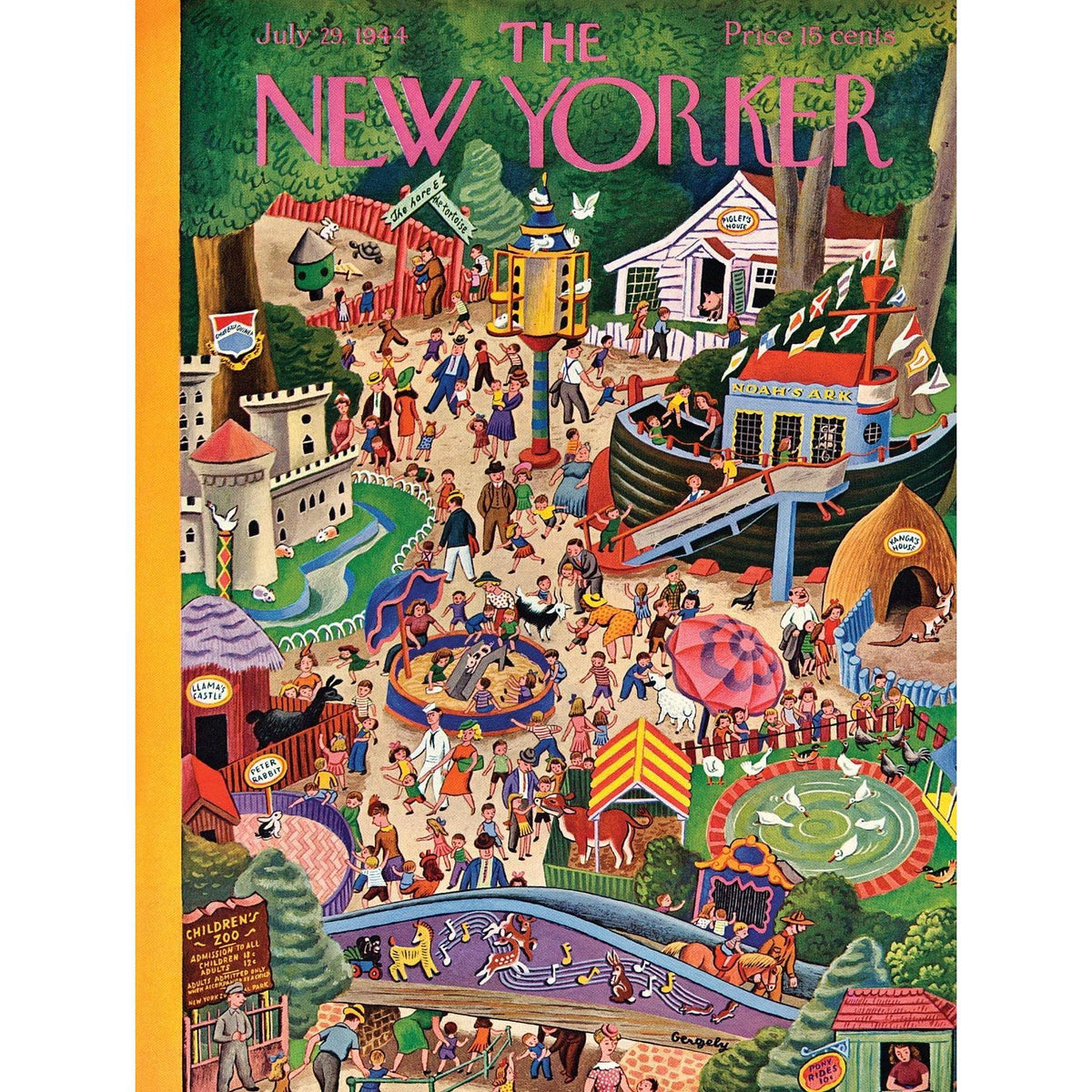Day at the Zoo 1000 Piece Jigsaw Puzzle NYPC