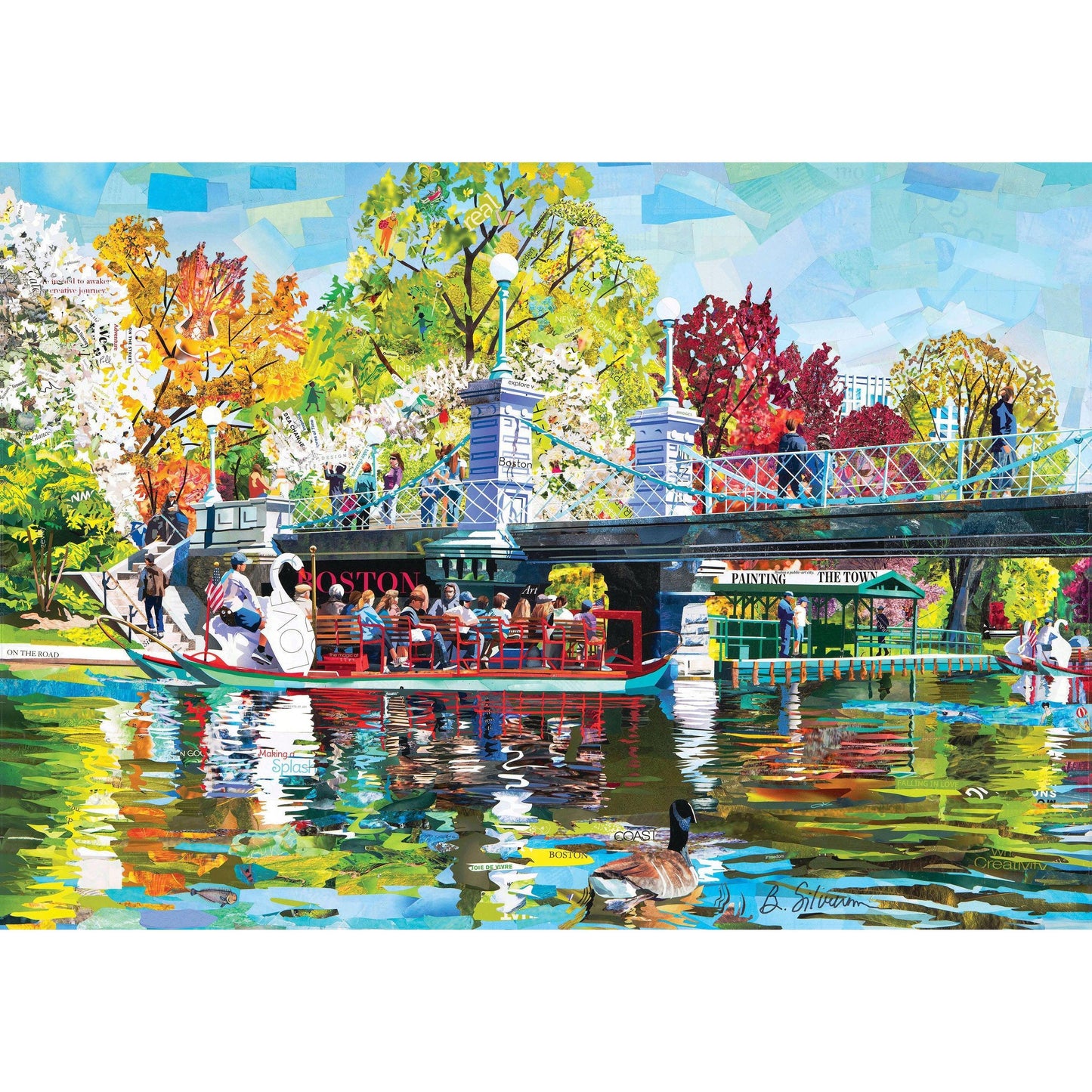 Day in the Garden 1000 Piece Premium Jigsaw Puzzle Art & Fable