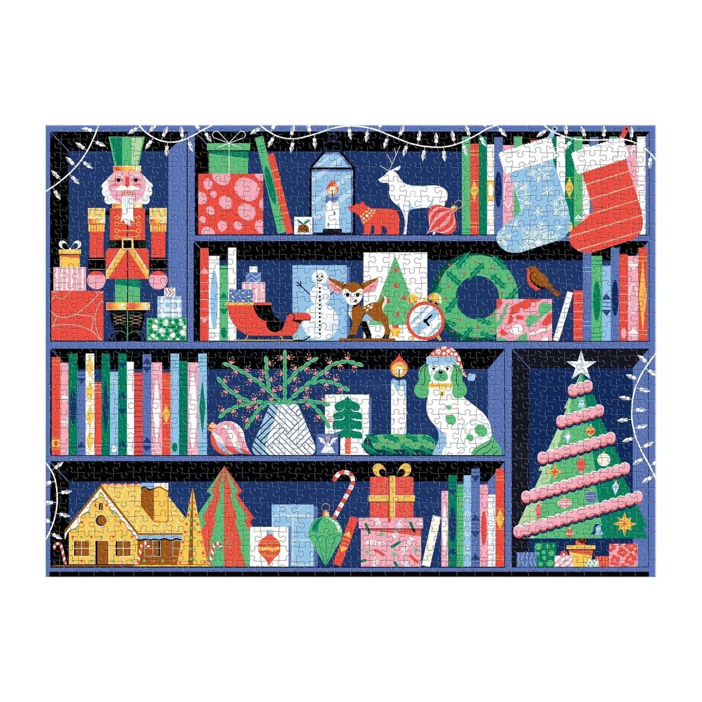 Deck the Shelves 1000 Piece Jigsaw Puzzle Galison