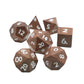 Deku Seed- 7 Piece DnD Dice Set | Wood RPG Gaming Dice
