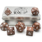Deku Seed- 7 Piece DnD Dice Set | Wood RPG Gaming Dice