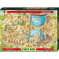Desert Habitat Funky Zoo 1000 Piece Jigsaw Puzzle Heye