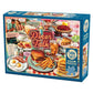 Diner Talk 500 Piece Jigsaw Puzzle Cobble Hill