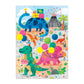 Dino Party Greeting Card 12 Piece Jigsaw Puzzle Mudpuppy