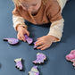 Dinosaur Magnetic Wooden Puzzle Set with Cotton Bag | Made in the USA 🇺🇸