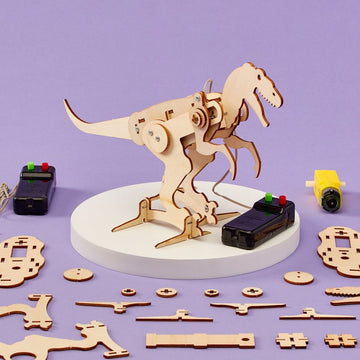 Dinosaur Robot T-Rex DIY Kit, Educational STEM Toy