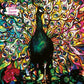 Displaying Peacock by Louis C. Tiffany 1000 Piece Jigsaw Puzzle Flame Tree