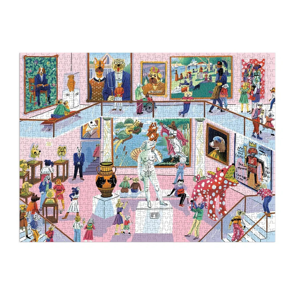 Dog Gallery 1000 Piece Jigsaw Puzzle Galison