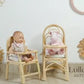 Sweet Moments Rattan Doll High Chair