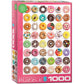 Donuts 1000 Piece Jigsaw Puzzle Eurographics