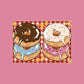 Donuts 99 Piece Mini Jigsaw Puzzle Puzzledly