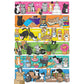 Doodlecat Days 100 Large Piece Jigsaw Puzzle Cobble Hill