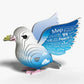 Dove 3D Cardboard Model Kit Eugy