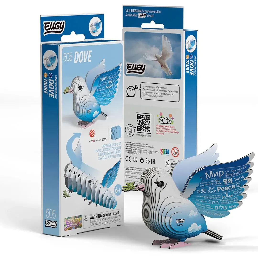 Dove 3D Cardboard Model Kit Eugy