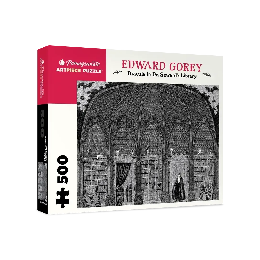 Dracula in Dr. Seward's Library 500 Piece Jigsaw Puzzle Pomegranate