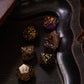 Dragon Shield Purple Amethyst Gemstone DND Dice Set